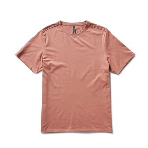 Mens Vuori Athletic Light Terracotta Tee